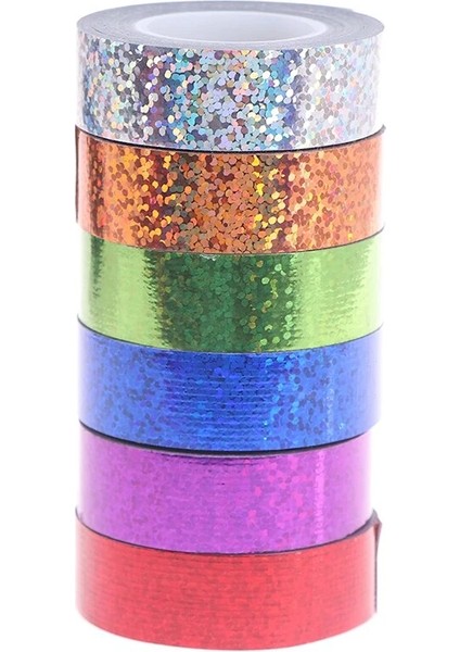 Yeşil Stil 1 Adet Lazer Folyo Bant Maskeleme Bandı Dıy Kırtasiye Scrapbooking Fotoğraf Albümü Dekor Bant Yüksek Mukavemetli Yapıştırıcı Küçük Rulolar (Yurt Dışından) fırsatları