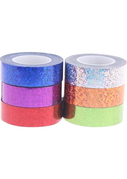 Yeşil Stil 1 Adet Lazer Folyo Bant Maskeleme Bandı Dıy Kırtasiye Scrapbooking Fotoğraf Albümü Dekor Bant Yüksek Mukavemetli Yapıştırıcı Küçük Rulolar (Yurt Dışından) indirimleri