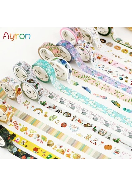 Kozmetik Tarzı 15MM * 7m Stil Yaratıcı Suluboya Dekoratif Washi Bant Dıy Scrapbooking Maskeleme Bandı Ev Dekorasyon Için Tedarik (Yurt Dışından) fırsatları
