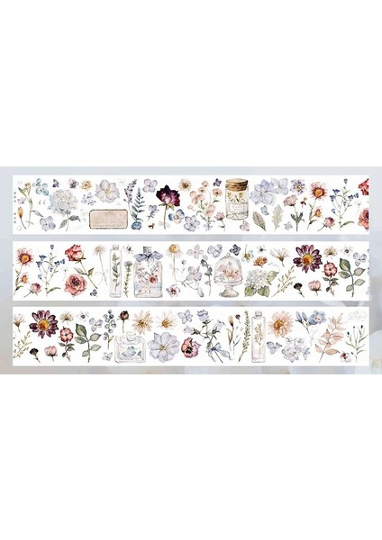 5 x 77CM Tarzı Mat Pet Örneği 1 Döngü Çil Çay Günlüğü Washi Bant Çiçek Ticareti Bahar Herald Çim Atlas Ono Pet (Yurt Dışından) indirimleri