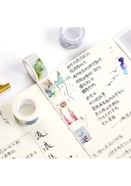 Moda Iterms Stili 20MM Sevimli Washi Bant Japon Totoro Rilakkuma Dekoratif Bant Çiçekler Sumikko Gurarapbooking Kawaii Izgara Yapışkan Bant (Yurt Dışından)