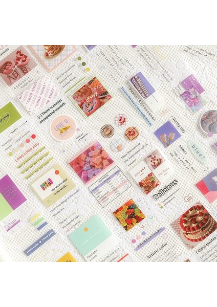Qingkongwali Tarzı Çok Dekoratif Yapışkan Bantlar Kek Anında Scrapbooking Dıy Kağıt Japon Çıkartmaları 3m (Yurt Dışından)