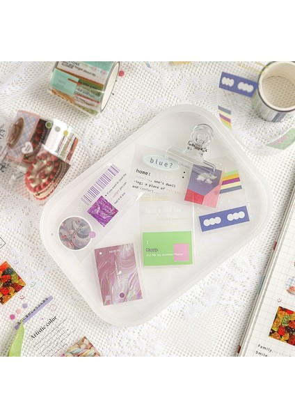 Qingkongwali Tarzı Çok Dekoratif Yapışkan Bantlar Kek Anında Scrapbooking Dıy Kağıt Japon Çıkartmaları 3m (Yurt Dışından)