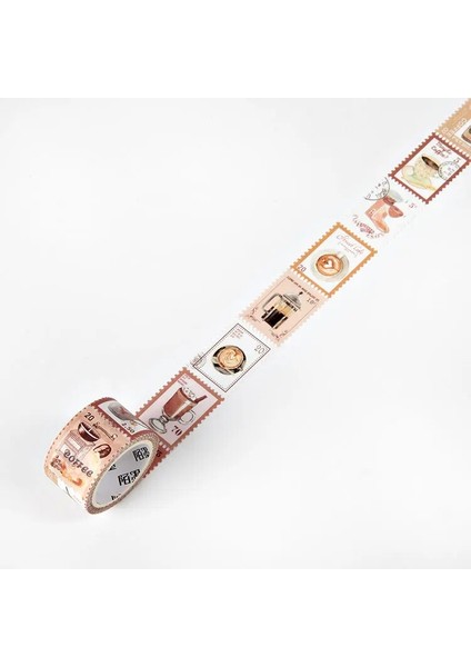 2-G Stili 25MM Geniş Posta Pulu Washi Bantlar Scrapbooking Için Dekoratif Çıkartmalar Dıy Sanatlar El Sanatları Albümü Takvimler (Yurt Dışından)