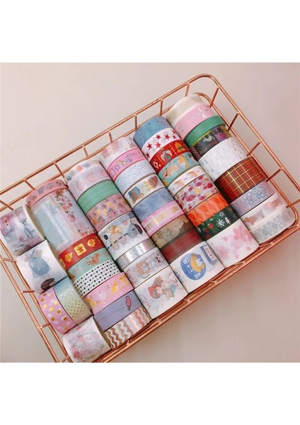 Bifeng Shop Noel A 48 Stili Ayarla 500G = 1.1 Pound Washi Bantlar Set Karalama Defteri Günlüğü Etiket Kawaii Maskeleme Bantları Dekoratif Kırtasiye (Yurt Dışından)