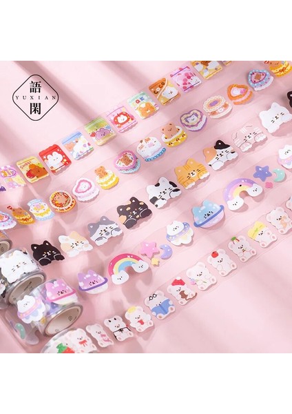 Ben Stil Hayvanlar Kalp Kek Nokta Washi Bantlar Kawaii Yazma Washi Bant Daire Çıkartmalar Diy Dekoratif Günlük Planlayıcısı Scrapbooking (Yurt Dışından) fiyatları