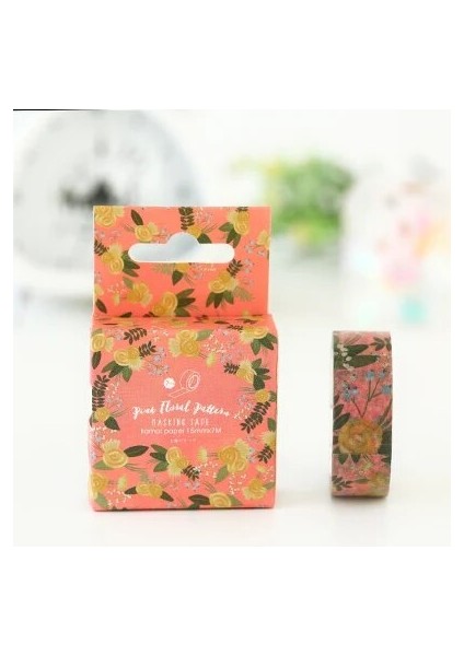 Krizantem Tarzı 15MM * 7m Stil Yaratıcı Suluboya Dekoratif Washi Bant Dıy Scrapbooking Maskeleme Bandı Ev Dekorasyon Için Tedarik (Yurt Dışından)