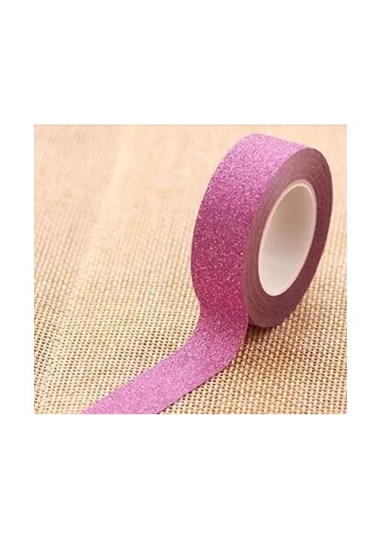 No.2 Tarzı 16 Renk Sıcak Satış 10M Glitter Washi Yapışkan Kağıt Maskeleme Yapışkan Bant Etiket Zanaat Dekoratif Diy (Yurt Dışından)