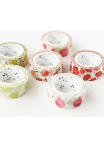 Şeftali Tarzı Sevimli Kawaii Yaz Meyve Zamanı Dekoratif Washi Bant Dıy Scrapbooking Maskeleme Bandı Okul Ofis Tedarik Escolar Papelaria (Yurt Dışından) fiyatları