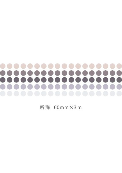 1-J Tarzı 1 Rulo Washi Kağıt Yumuşak Pastel Renkli Yapışkan Noktalar Scrapbooking Sanat Için Maskeleme Bandı Dıy Günlüğü Işareti Planlayıcısı Zarf Sızdırmazlık (Yurt Dışından)