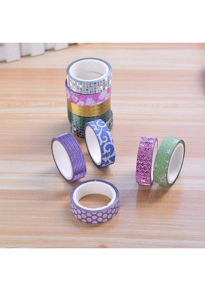10 Adet Tüm Rastgele Stil Et Washi Bant Seti Parlak Renkli Japon Kırtasiye Scrapbooking Dekoratif Bantlar Yapışkan Bant Kawai Adesiva Decorativa (Yurt Dışından) fiyatları
