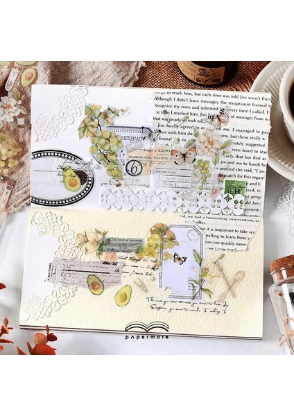 Bifeng Shop B Tarzı Sonbahar Hasat Meyve Washi Bant Dekoratif En Iyi Dilekler El Sanatları Sanat Projeleri Için Diy Bant Scrapbooking Hediye Paketleme (Yurt Dışından)