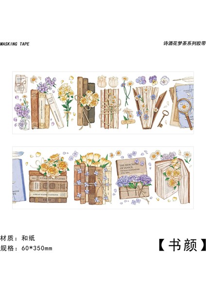 C Stili Sevimli Washi Maskeleme Bantları Japon Dekoratif Yazılabilir Doğal Yaz Sonbahar Çiçek Bandı Diy El Sanatları Sanat Scrapbooking Planlayıcısı Için (Yurt Dışından)
