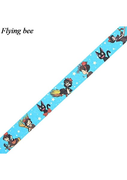 No.6 Tarzı Flyingbee Karikatür Kız Washi Bant Kağıt Dıy Dekoratif Yapışkan Bant Kırtasiye Maskeleme Bantları Malzemeleri (Yurt Dışından) fırsatları