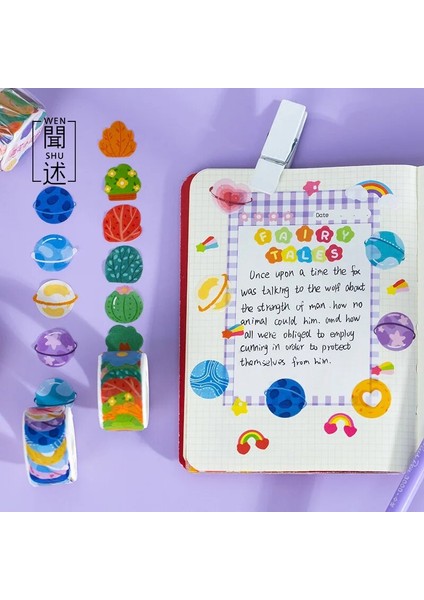 1-G Tarzı Ute Kawaii Karikatür Çiçek Meyve Hayvan Washi Bantlar Dıy Karalama Defteri Sticker Dekoratif Kırtasiye Günlüğü Kitap Albümü Için (Yurt Dışından) modelleri