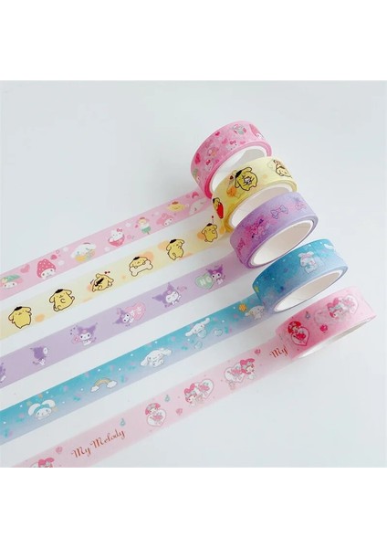 No.2 Tarzı Kore Ins Çizgi Film Karakterleri Sevimli Washi Bant Kawaii Tavşan Köpek Dıy Maskeleme Dekoratif Bant Sızdırmazlık Etiketi Kpop Kırtasiye 5 M (Yurt Dışından) modelleri