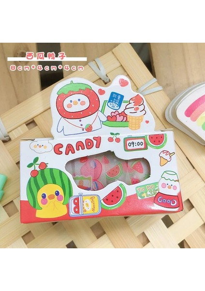 Xiguayazi Tarzı Et Karikatür Maskeleme Bandı Seti Sevimli Kutulu Süslemeleri Bantlar Dıy Scrapbooing Kawaii Kırtasiye Hediye Okul Malzemeleri (Yurt Dışından)