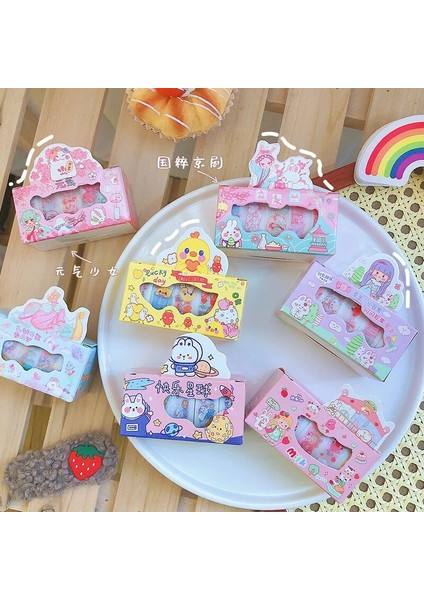 Xiguayazi Tarzı Et Karikatür Maskeleme Bandı Seti Sevimli Kutulu Süslemeleri Bantlar Dıy Scrapbooing Kawaii Kırtasiye Hediye Okul Malzemeleri (Yurt Dışından) modelleri