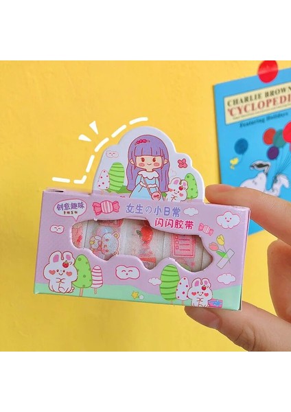 Xiguayazi Tarzı Et Karikatür Maskeleme Bandı Seti Sevimli Kutulu Süslemeleri Bantlar Dıy Scrapbooing Kawaii Kırtasiye Hediye Okul Malzemeleri (Yurt Dışından) indirimleri