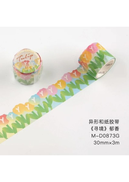 No.5 Tarzı Kore Ins Çiçek Kelebek Washi Bant Yaratıcı Ebru Sızdırmazlık Etiket Kartı Fotoğraf Kırtasiye Dekoratif Bantlar Okul Malzemeleri (Yurt Dışından)