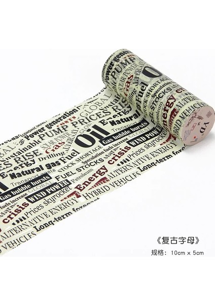 No.12 Tarzı 10CM * 5m Vintage Ingilizce Posta Damgası Posteri Harita Dekoratif Yapışkan Bant Maskeleme Washi Bant Dıy Scrapbooking Sticker Etiket (Yurt Dışından)