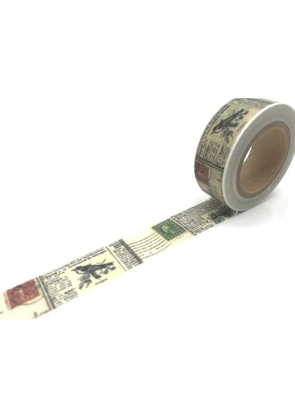 NO.859 Tarzı S Beden Jiataihe Vintage Washi Bant Vintage Eyfel Kulesi Dıy Dekoratif Scrapbooking Planlayıcısı Maskeleme Bandı Yapışkan Bant Etiket Sticker S (Yurt Dışından)