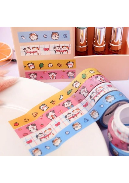 C Stili 5m Maskeleme Bandı Dekoratif Yapışkanlı Scrapbooking Kız Albümü Kırtasiye Washi Bant Kırtasiye Çıkartmalar Fotoğraf Günlüğü (Yurt Dışından) fırsatları