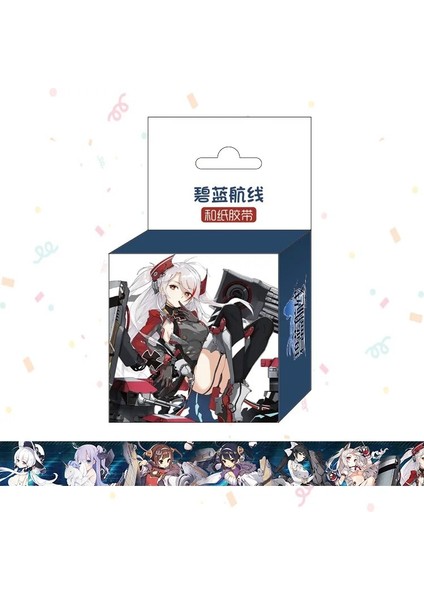 No.13 Tarzı 1.5cm * 5m Yeni Japonya Anime Çizgi Film Oyun Karakterleri Washi Bant Yapışkan Bant Dıy Scrapbooking Sticker Etiket Maskeleme Bandı (Yurt Dışından)