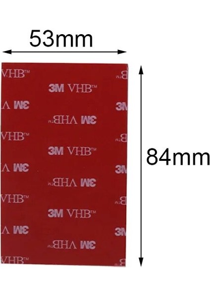 84X53MM Stili 5 Adet Gri Bant Kauçuk Köpük Çift Taraflı Yapıştırıcı Güçlü Yapışkan Yüzey Kırmızı Gri Alt Ofis Kırtasiye Bandı 84*53* (Yurt Dışından)