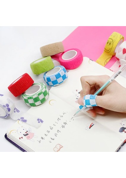 4.5m-6 Tarzı 4.5 M Renkli Spor Kendinden Yapışkanlı Elastik Bandaj Sarma Bandı Diz Desteği Pedleri Için Elastoplast Parmak Ayak Bileği Palm Omuz (Yurt Dışından) modelleri