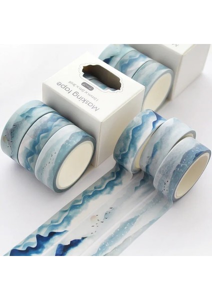 Sihirli Kız Stili Et Manzara Washi Bant Düz Renk Maskeleme Bandı Dekoratif Yapışkan Bant Sticker Scrapbooking Planlayıcısı Kırtasiye Tedarik (Yurt Dışından) modelleri