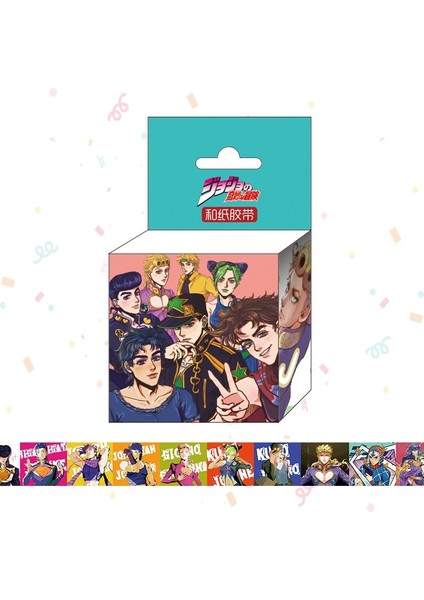 No.9 Tarzı 1.5cm * 5m Yeni Japonya Anime Çizgi Film Oyun Karakterleri Washi Bant Yapışkan Bant Dıy Scrapbooking Sticker Etiket Maskeleme Bandı (Yurt Dışından)