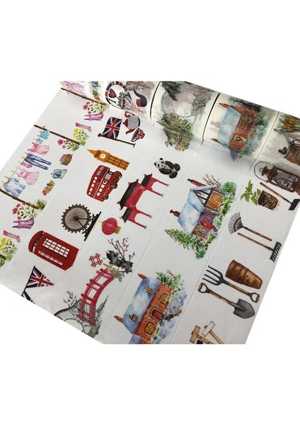 NO.2405 Tarzı S Beden Jiataihe Washi Bant Japon Karalama Defteri Bandı Eski Altın Maskeleme Bandı Çok Yapışkan Bant (Yurt Dışından) fiyatları