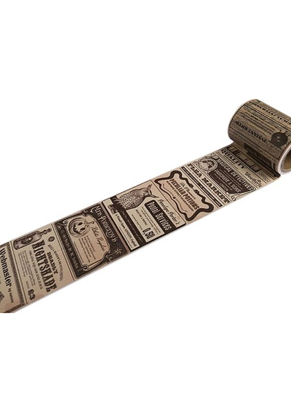 NO.2405 Tarzı S Beden Jiataihe Washi Bant Japon Karalama Defteri Bandı Eski Altın Maskeleme Bandı Çok Yapışkan Bant (Yurt Dışından) fırsatları