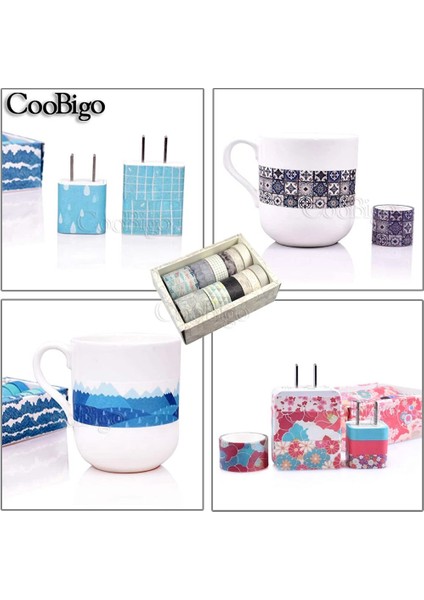 No.8 Stili 12ROLLSET Yeşil Bitki Washi Bant Düz Renk Maskeleme Bandı Dekoratif Yapışkan Bant Sticker Scrapbooking Günlüğü Kırtasiye Tedarik (Yurt Dışından)