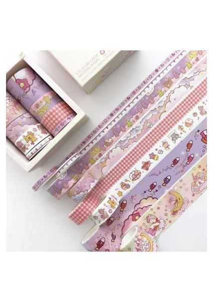 Ruan Meizi Tarzı Et Farklı Boyutlarda Washi Bant Seti Petal Çiçek Kağıt Maskeleme Bantları Japon Dergisi Bant Diy Scrapbooking Sticker (Yurt Dışından)