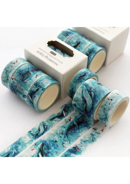 Sihirli Kız Stili Et Manzara Washi Bant Düz Renk Maskeleme Bandı Dekoratif Yapışkan Bant Sticker Scrapbooking Planlayıcısı Kırtasiye Tedarik (Yurt Dışından) fırsatları