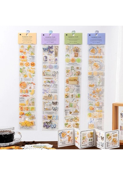 2-B Tarzı Lot Karikatür Mektup Pe Su Geçirmez Maskeleme Bandı Scrapbooking Dizüstü Bilgisayar Günlüğü Okul Malzemeleri Kırtasiye (Yurt Dışından) fiyatları
