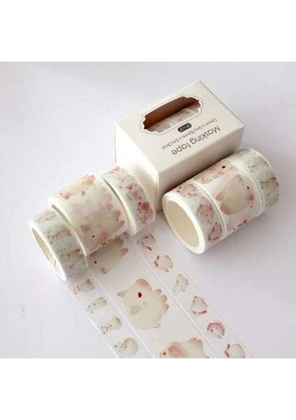 Evcil Hayvan Stili Ack Sakura Bulut Van Gogh Japon Washi Bant Yapışkan Bant Dıy Scrapbooking Etiket Etiket Maskeleme Bandı (Yurt Dışından)