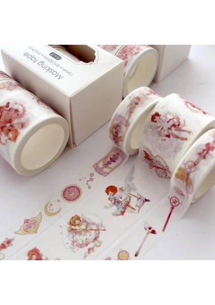 Evcil Hayvan Stili Ack Sakura Bulut Van Gogh Japon Washi Bant Yapışkan Bant Dıy Scrapbooking Etiket Etiket Maskeleme Bandı (Yurt Dışından) indirimleri