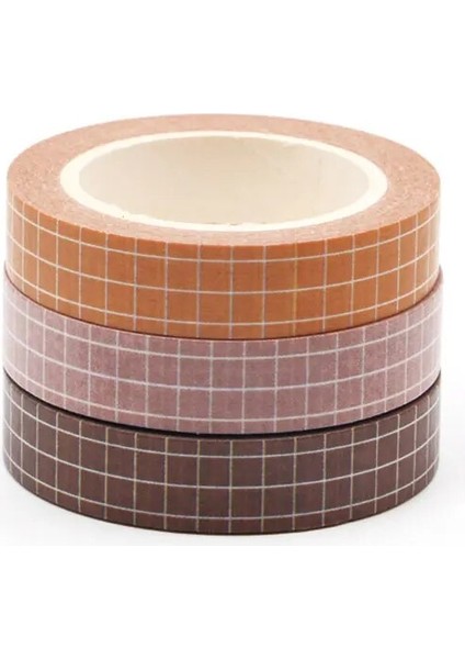 No.2 Tarzı Lot Renk Izgarası Dekoratif Washi Bant Seti Japon Kağıt Etiketler Scrapbooking Yapıştırıcı Washitape Kırtasiye (Yurt Dışından)