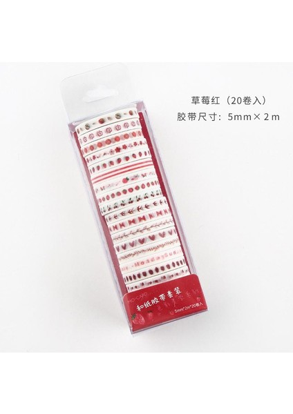 Ben Stil Ack Çok Renkli Washi Bant Scrapbooking Dekoratif Yapışkan Bantlar Kağıt Japon Kırtasiye Sticker (Yurt Dışından)