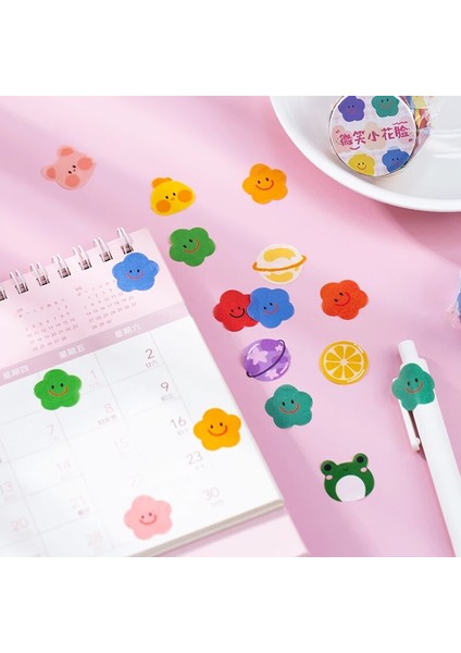 3 Boyutlu Stil Ute Kawaii Karikatür Çiçek Meyve Hayvan Washi Bantlar Dıy Karalama Defteri Sticker Dekoratif Kırtasiye Günlüğü Kitap Albümü Için (Yurt Dışından) indirimleri