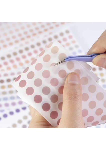 Ai Le Zhi Cheng Tarzı 6cm * 300CM Morandi Gradyan Renkli Nokta Washi Bant Sevimli Ins Edebi Tuz Kawaool Dergisi Sticker Scrapbooking Etiket Malzemeleri (Yurt Dışından) modelleri
