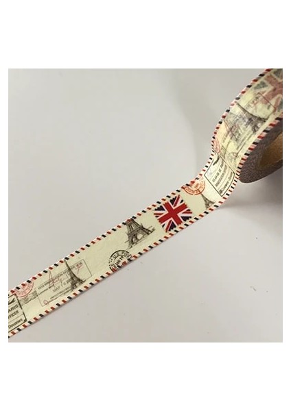 NO.662 Stili S Beden Jiataihe Vintage Washi Bant Vintage Eyfel Kulesi Dıy Dekoratif Scrapbooking Planlayıcısı Maskeleme Bandı Yapışkan Bant Etiket Sticker S (Yurt Dışından) indirimleri