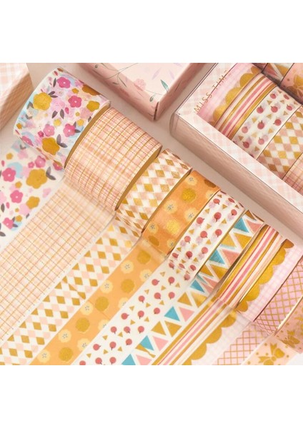 G Tarzı Van Gogh Washi Bant Seti Washi Maskeleme Dekoratif Bantlar Diy Dekor Planlayıcıları Için Scrapbooking Yapıştırıcı Okul Parti Malzemeleri (Yurt Dışından)