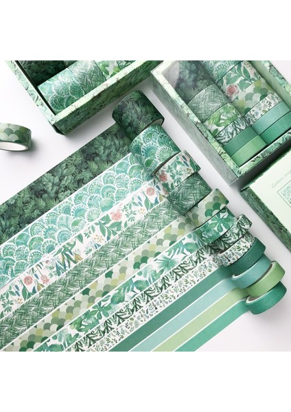 No.1 Tarzı Kutusu Van Gogh Izlenim Washi Bant Dıy Scrapbooking Etiket Etiket Vintage Maskeleme Bandı Okul Ofis Tedarik (Yurt Dışından)