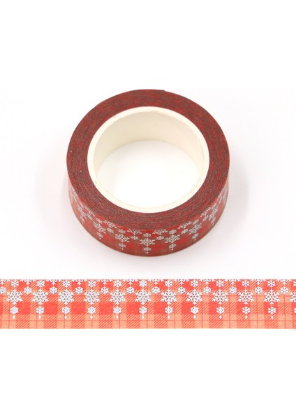 W Stili Mengtai Merry Christmas Maskeleme Washi Bant Dekoratif Penguen Yaldız Folyo Yapışkan Bant Decora Diy Scrapbooking Sticker Etiket (Yurt Dışından)