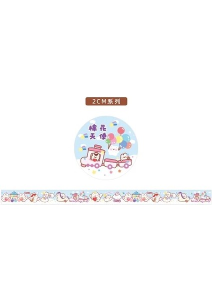 No.15 Tarzı Kawaii Tatlı Depo Serisi Dekoratif Yapışkan Bant Kız Ayı Maskeleme Bandı Diy Scrapbooking Sticker Etiket Japon Kırtasiye (Yurt Dışından)