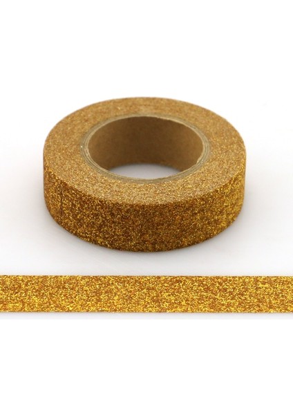 GP20 Stili 1x Toz Washi Bant Glitter Renk Japon Kırtasiye 15MM * 5 Metre Kawaii Kağıt Scrapbooking Okul Araçları Dekoratif Bantlar Maske (Yurt Dışından)